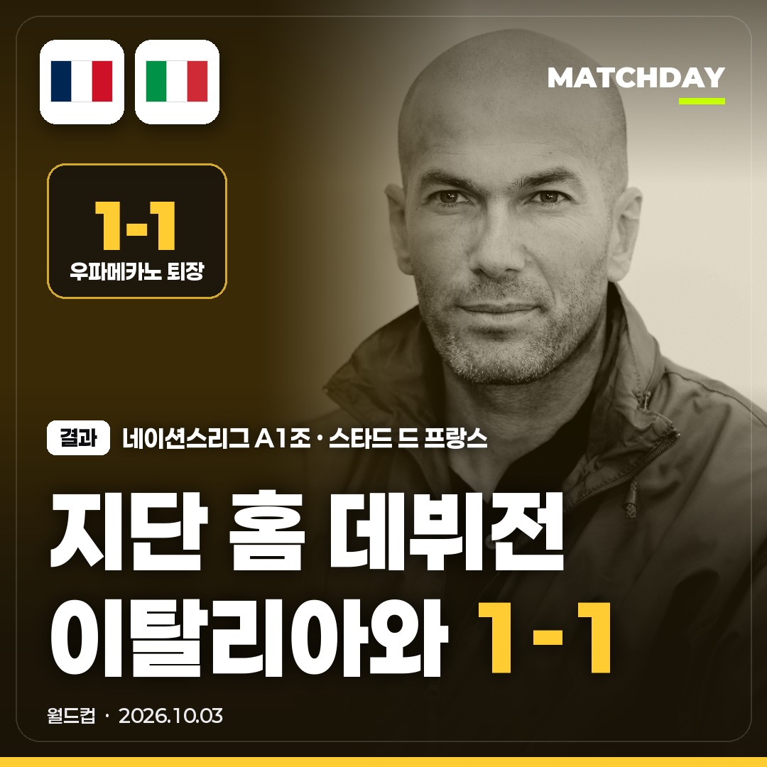 프랑스이탈리아 지단 프랑스대표팀