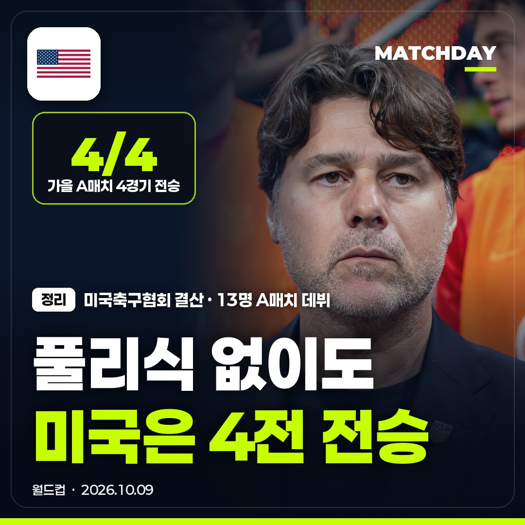 미국대표팀 포체티노 풀리식