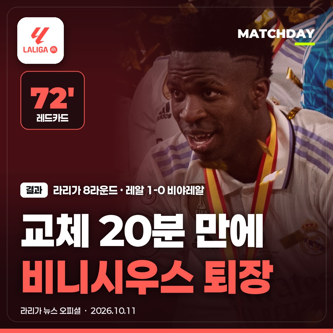 비니시우스 레알마드리드 비야레알