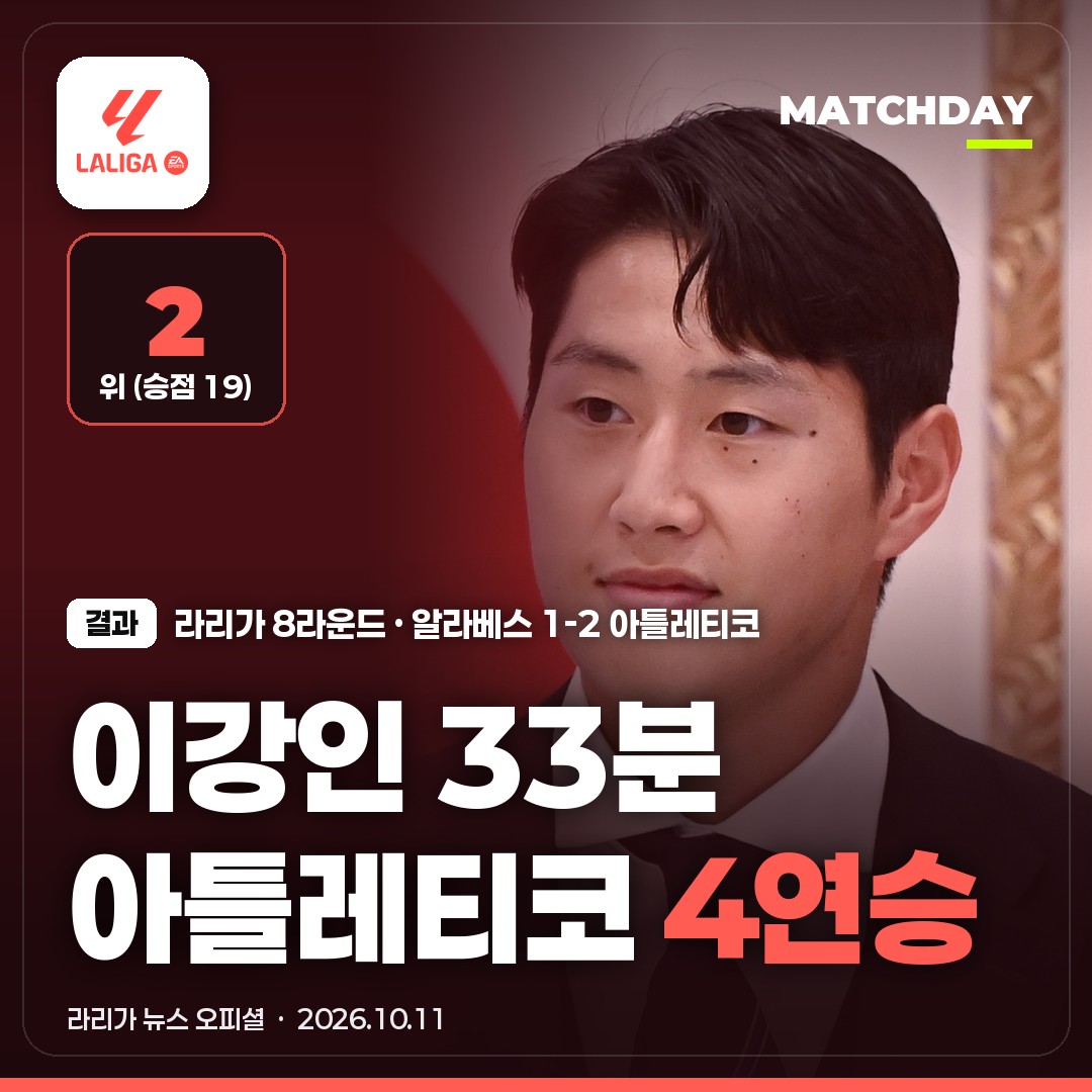 이강인 아틀레티코마드리드 알라베스
