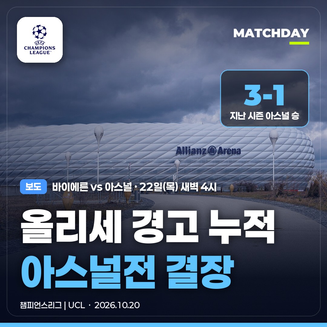 바이에른 아스널 챔피언스리그