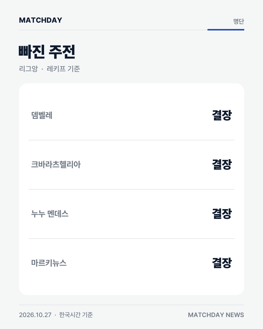 PSG 리옹 리그앙 리포트