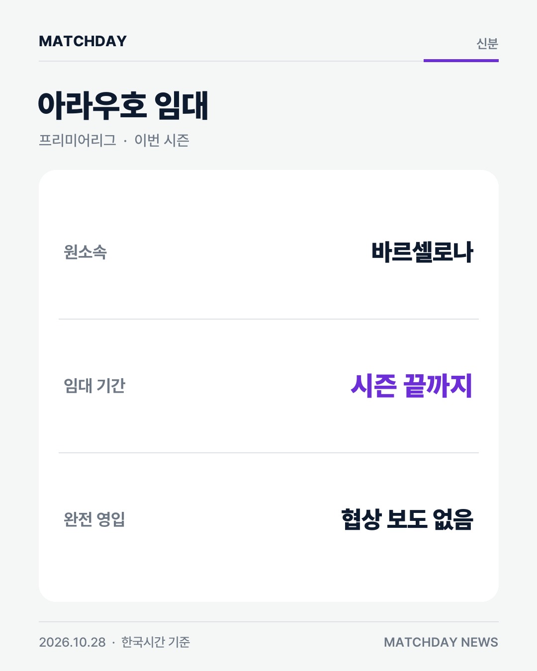 리버풀 아라우호 로날드아라우호 리포트